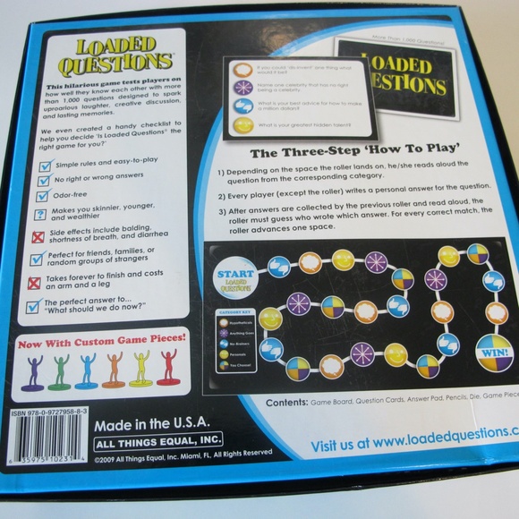 NEW Loaded Questions Funny Game for Teens & Adults 4-6 Players - Picture 2 of 2